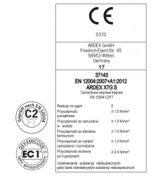 ARDEX X 7 G S Szybkowiążący klej elastyczny 2