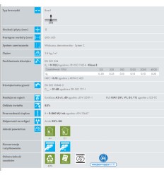 SAVANNA KCS Armstrong płyta sufitowa 600x600x12 2